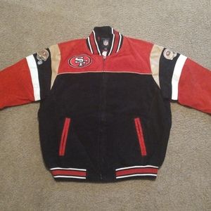 NFL San Francisco 49ers Suede Leather Jacket